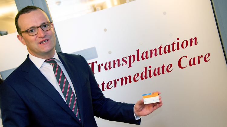 Bislang ist die Organspende nur bei ausdrücklicher Einwilligung möglich. Das möchte Spahn ändern.