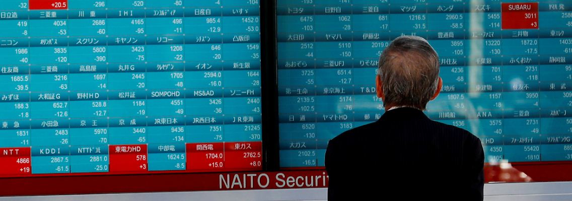 Die Aussichten sahen schon besser aus: In Tokio ziehen sich die Anleger aus dem Aktienmarkt zurück.