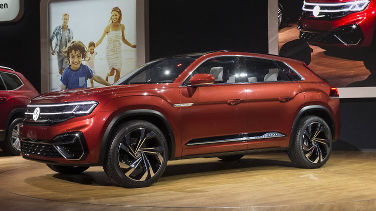 Der VW Atlas SUV bei der diesjährigen Autoshow in New York.