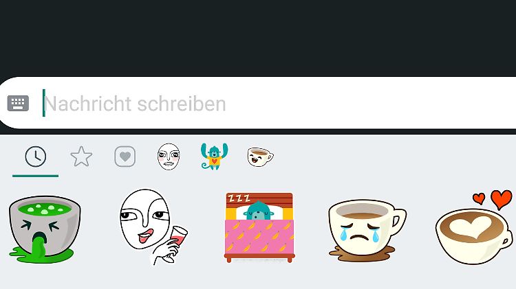 Ob Sticker lustig oder nervig sind, muss jeder Nutzer selbst entscheiden.
