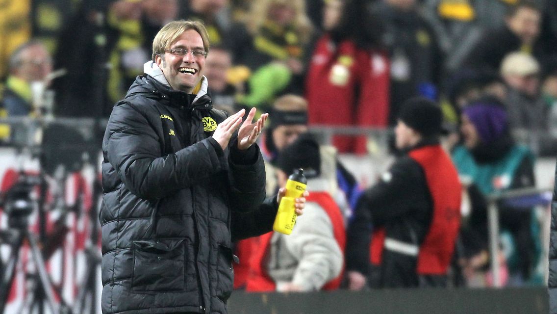 Jürgen Klopp dämpft die Erwartungen - jubelt aber gerne mit.