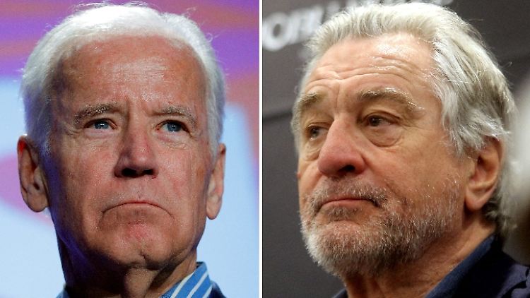 Der frühere US-Vizepräsident Joe Biden (r.) und Robert de Niro sind offenbar ebenfalls ins Visier des Rohrbombenbauers geraten. 