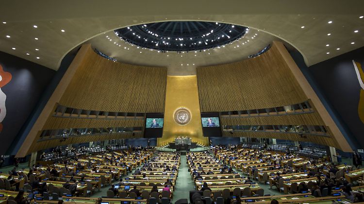 UN-Vollversammlung in New York.