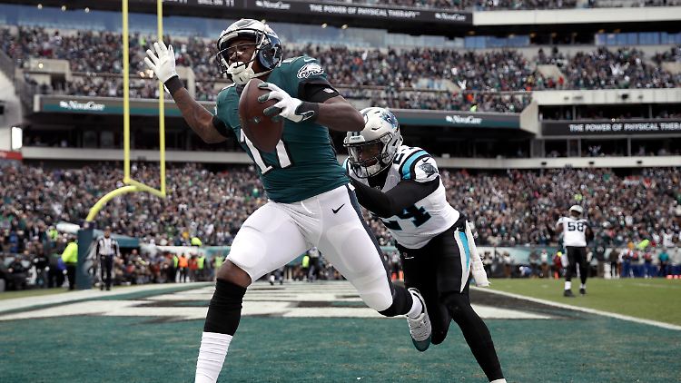 Mit den Philadelphia Eagles kommt der amtierende Super-Bowl-Champion nach London.