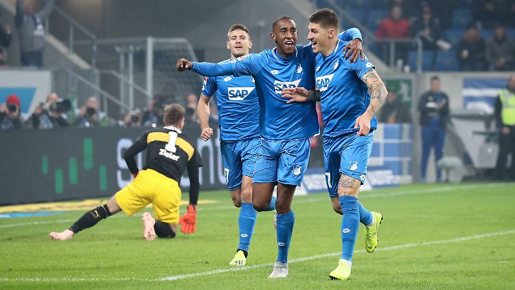 Die TSG Hoffenheim überrollt Stuttgart im Eiltempo.