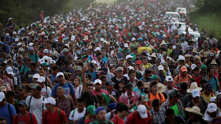 Tausende sind noch auf dem Weg in die USA, doch viele haben schon in Mexiko kehrtgemacht und sind in die Heimat zurückgekehrt.