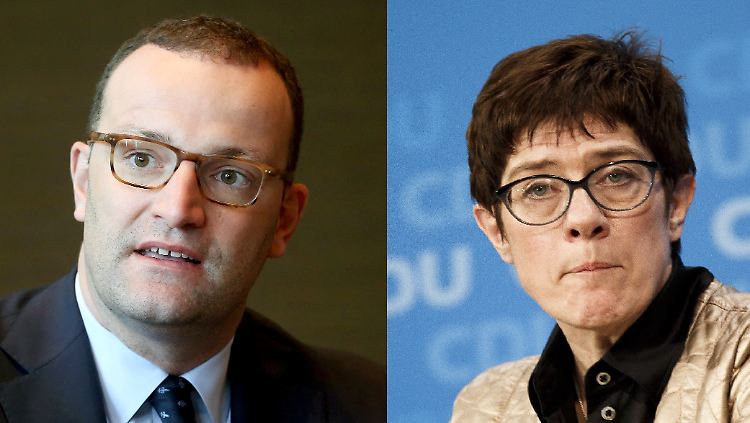 Sowohl Jens Spahn als auch Annegret Kramp-Karrenbauer bringen sich als CDU-Vorsitzende ins Spiel.