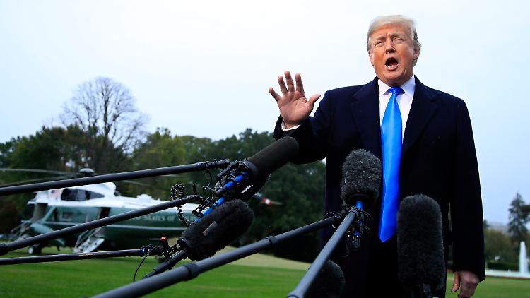 Donald Trump ist sich selbst keiner Schuld bewusst.
