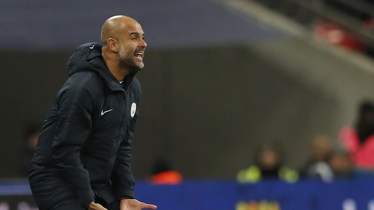 ManCity-Coach Guardiola: Ein Tor und Verfolger Tottenham wird auf Abstand gehalten.