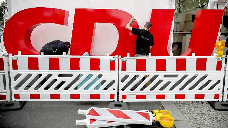 Wirtschaftspolitische Baustelle CDU. 