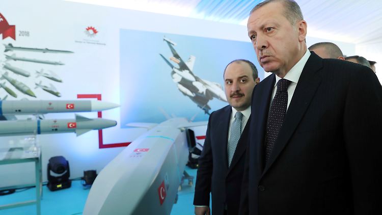 Der türkische Präsident Erdogan sieht die Kurden als Terroristen.