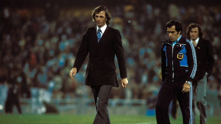 Ein stolzer Argentinier und erster Weltmeistertrainer der "Gauchos": César Luis Menotti.