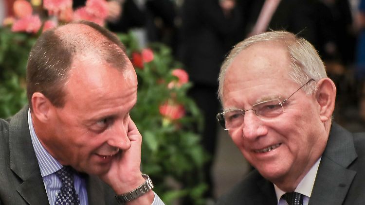 Alte Freunde: Friedrich Merz und Wolfgang Schäuble
