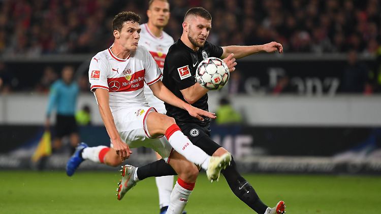 Immer wieder wurde Frankfurts Ante Rebic Stuttgart gefährlich