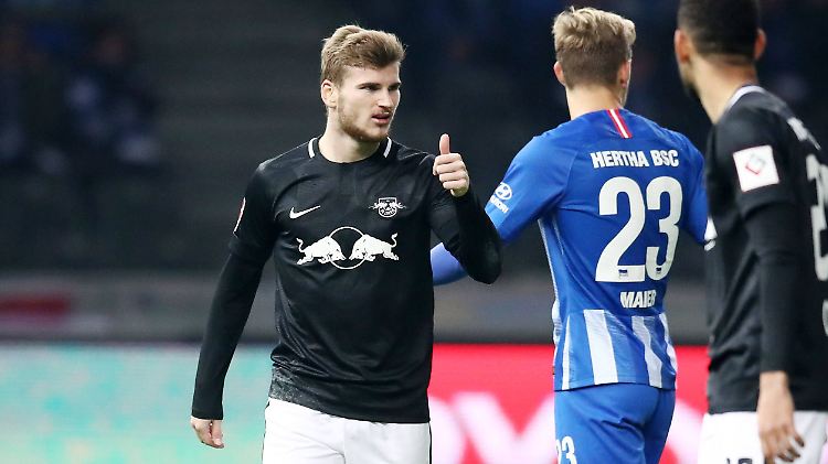 Daumen hoch für den Doppelpack von Timo Werner.