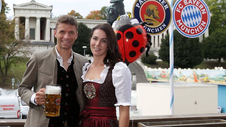 Thomas Müller und seine Frau Lisa.