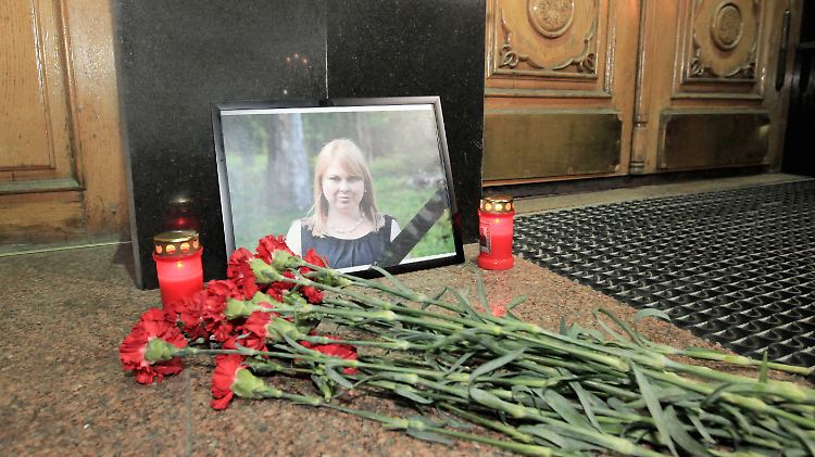 Trauer um Jekaterina Gandsjuk.