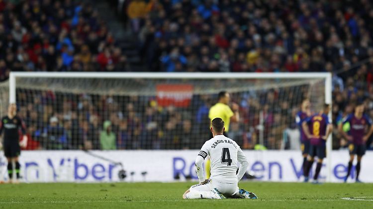 Am Boden - auf diesem ist Real Madrid hart aufgeschlagen.