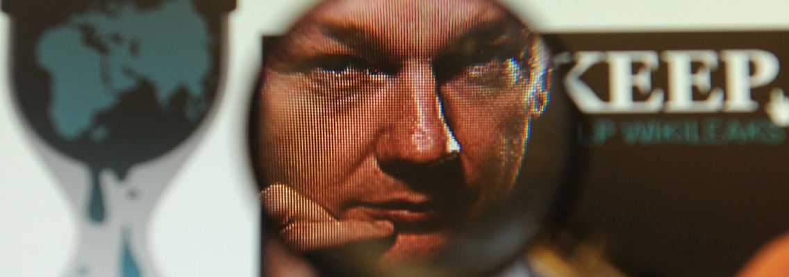 Assange soll sich in Südengland aufhalten.