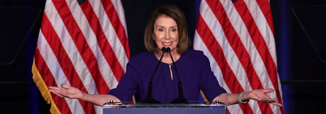 Nancy Pelosi dürfte die künftige Chefin des Repräsentantenhauses sein. Die 78-Jährige hatte diesen Posten bereits von 2007 bis 2011 inne.