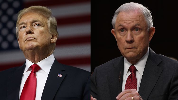 Sessions Abgang könnte Trump in Zusammenhang mit den Russland-Ermittungen gelegen kommen.