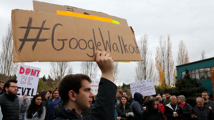 Tausende Mitarbeiter legten letzte Woche aus Protest gegen Google die Arbeit nieder. 