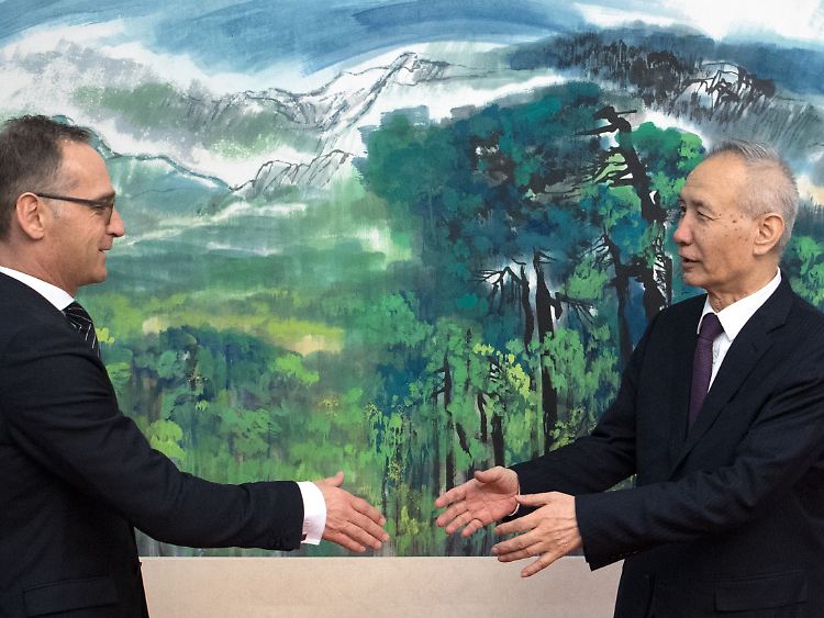 Bei dem Treffen mit dem für Handel zuständigen Vize-Ministerpräsidenten Liu He, sei "von Eklat nichts zu spüren" gewesen, sagte Außenminister Maas.