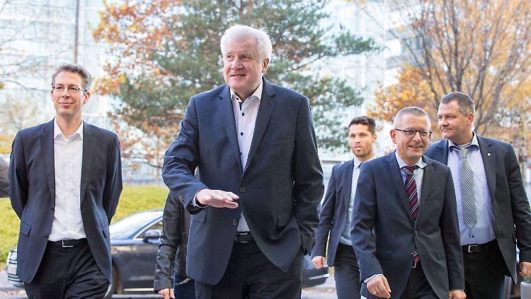 Wird 2019 das "Jahr der Erneuerung"? Horst Seehofer (M.) bei seiner Ankunft zum Treffen der CSU-Landesleitung in München.