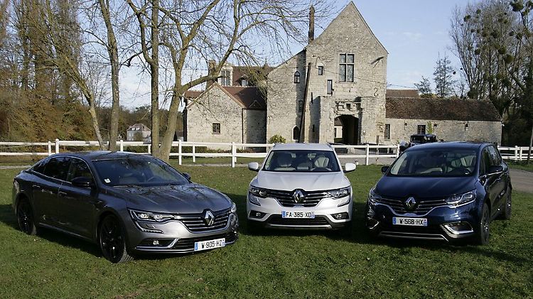 Renault peppt seine drei großen Modelle auf: Talisman, Koleos und Espace.
