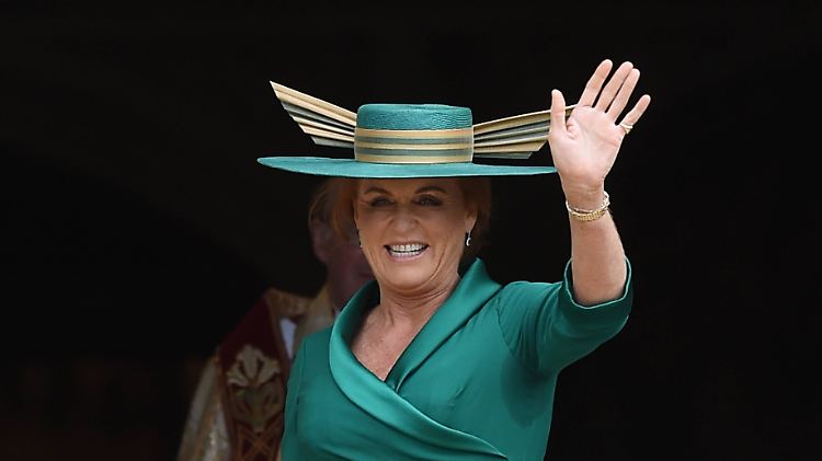 Bei der Hochzeit ihrer Tocher Eugenie im Oktober strahlte Fergie über das ganze Gesicht.