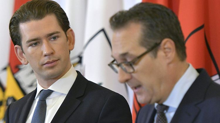 Der Kanzler und sein Vize: Sebastian Kurz (l.) und Heinz-Christian Strache