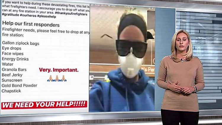 Netzreporterin Kalifornien Waldbrände.JPG