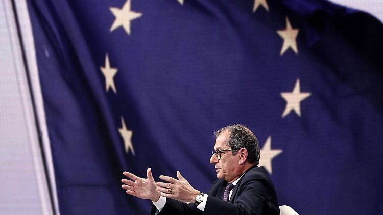 Der italienische Wirtschafts- und Finanzminister Giovanni Tria.
