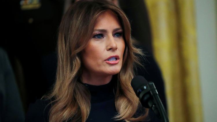 Normalerweise äußert sich Melania Trump nicht politisch.