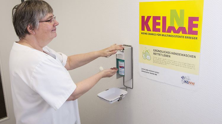 Das beste Mittel gegen Krankenhaus-Keime: gründliche Hygiene.