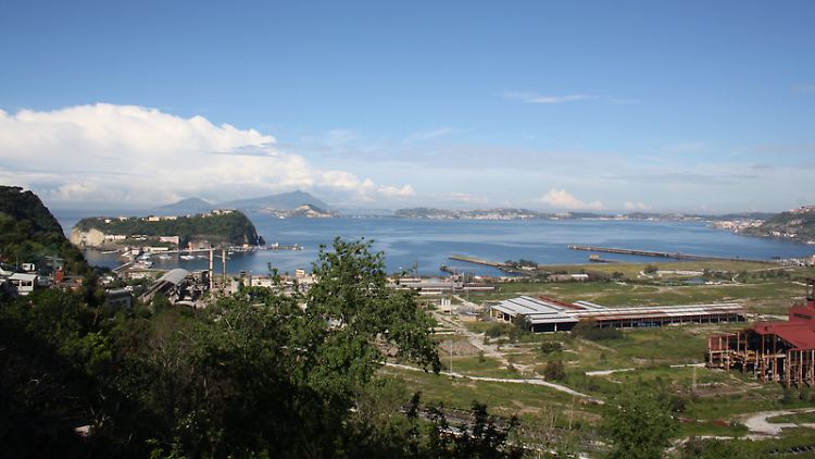 Blick auf die Campi-Flegrei-Caldera vom Posillipo-Hügel.