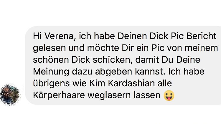 Diesen Leser-Kommentar hat unsere Kolumnistin erhalten.