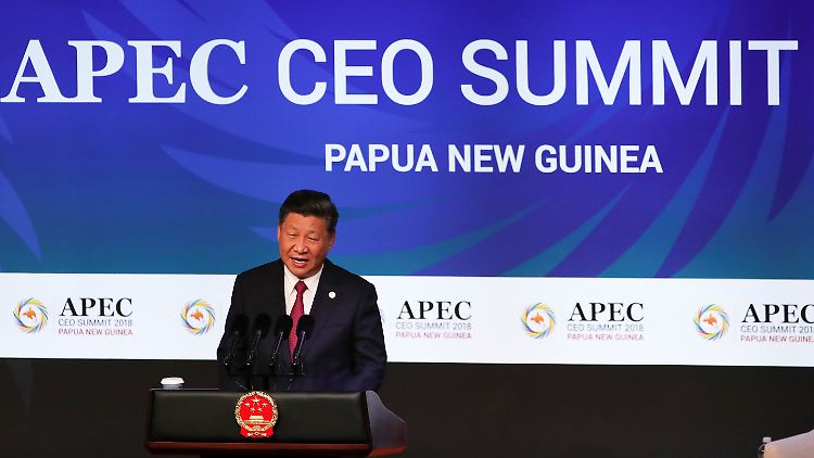 Chinas Präsident Xi machte den USA auf dem Apec-Gipfel schwere Vorwürfe.