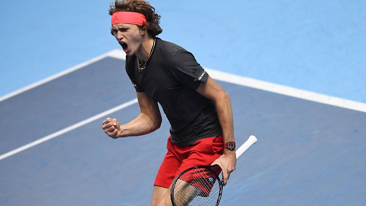 Zverev präsentiert sich bei den ATP Finals, der inoffiziellen Tennis-WM, spiel- und nervenstark.