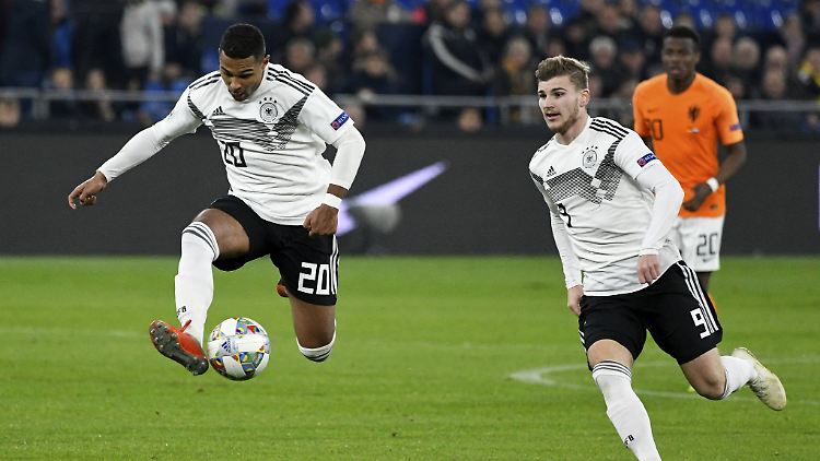 Moped-Duo mit Turbo-Motor: Serge Gnabry und Timo Werner.