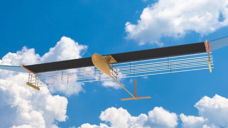 Das vorgestellte Flugzeug kommt ohne bewegliche Teile aus und ist nahezu geräuschlos.