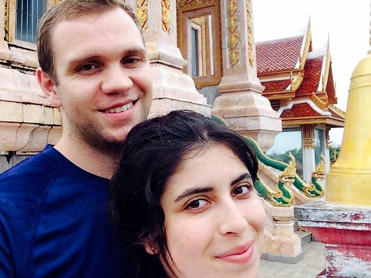 Der Brite Matthes Hedges, hier mit seiner Frau, wird in Abu Dhabi der Spionage bezichtigt.