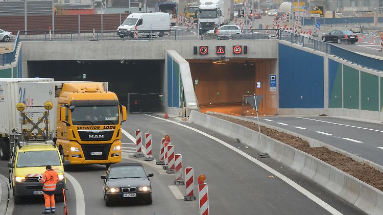 Der Einhorn-Tunnel in Schwäbisch Gmünd wurde für Lastwagenfahrer monatelang zur Radarfalle.