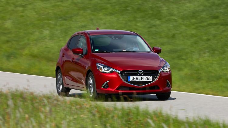 Das sogenannte Kodo-Design von Mazda macht auch die Nummer 2 zu einem schicken Kleinwagen.