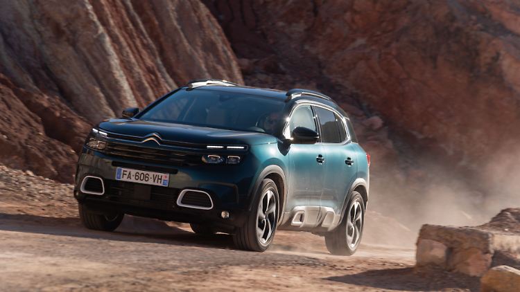 Ein wirklicher Offroader ist der Citroen C5 Aircross mit reinem Frontantrieb natürlich nicht.