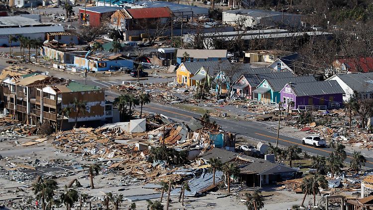Schäden durch Hurrikane Michael im Oktober in Florida.