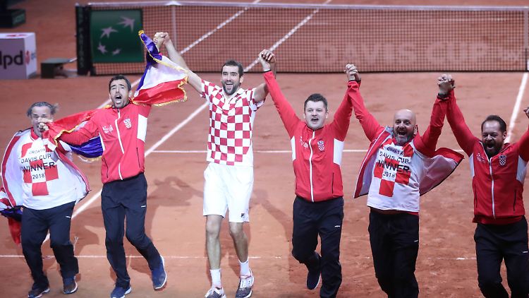 Kroatien sichert sich den Davis Cup.