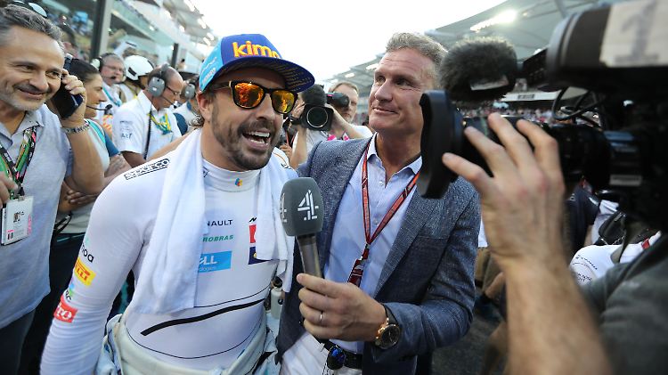 "Bis bald, Legende!" Fernando Alonso.
