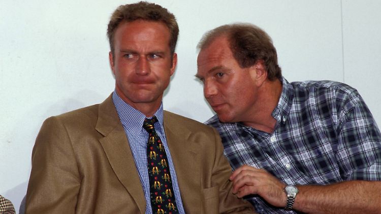 Schön war die Zeit: Karl-Heinz Rummenigge und Uli Hoeneß vor 20 Jahren.