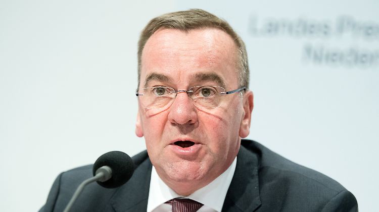 Pistorius rechnet mit einer Umsetzung des Plans.